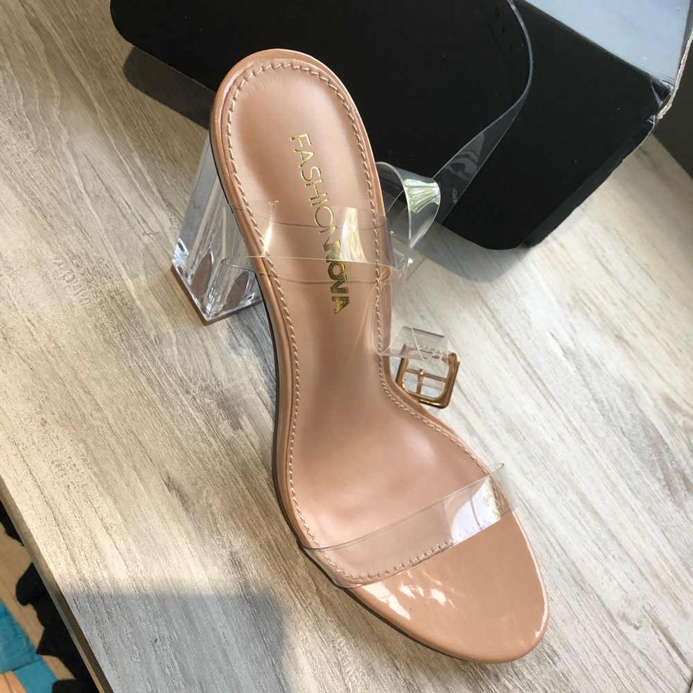 Clear (glass) heels